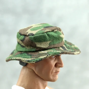 1/6 Skala Dreng Hat Mandlige AMERIKANSKE Hær Soldat Jungle Camouflage Cap Sæt af 12