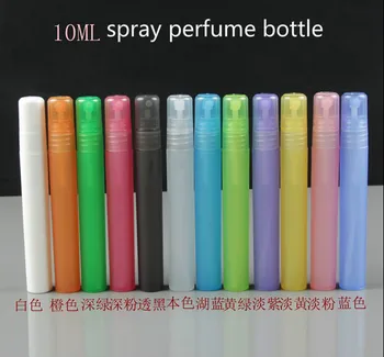 10 ML Parfume Spray Flaske Parfume Spray Pakning af Flasker, 12 Farver 20pcs/masse