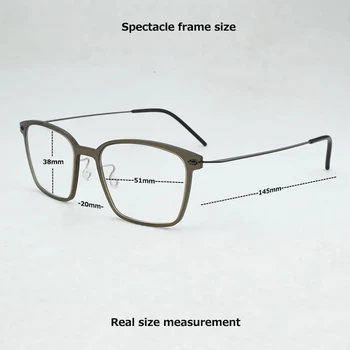 2020 Helt Firkantet øjeglas kvinder, Design af optiske Briller Ramme Mænd metal Vintage recept briller Nærsynethed computer forestilling