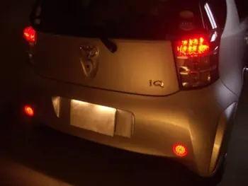 2stk Klar Linse LED Bageste Kofanger Reflektor Lampe Sæt for Scion xB iQ Toyota Sienna Corolla Nissan Qashqai