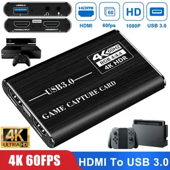4K 1080p HDMI Til USB 3.0 Video Capture-Kort Spil Live Stream Til Nintendo Skifte Til OB Live Stream Dongle