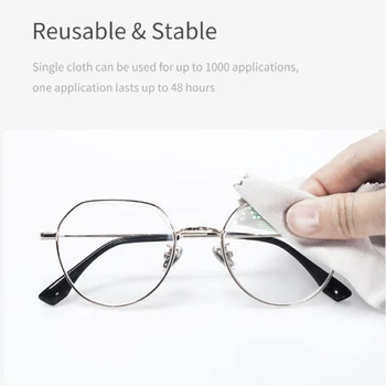 5Pcs Genanvendelige Anti-Fog Klude Briller Pre-moistened Antifog brilleklud Defogger Brille Tør Forhindre Dug for Briller