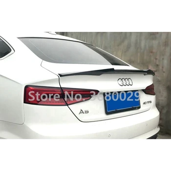 A5 M4-style-Carbon-Fiber Car-styling Bageste Bagagerummet Wing Spoiler for Audi A5 Sedan 4-Dørs 2017 2018 2019