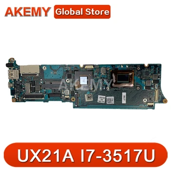 AK UX21A I7-3517 CPU, 4GB RAM, bundkort REV 2.0 Til ASUS UX21 UX21A Laptop bundkort Testet Arbejde