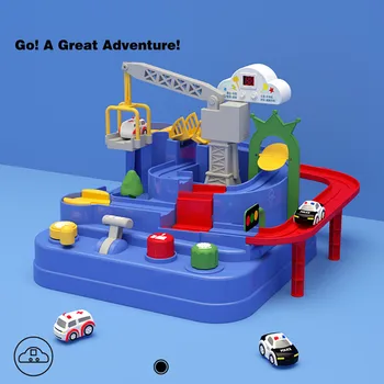 Baby Skinner Uddannelse Motorvogne Toy Eco-friendly Baby Adventure Toy Bil Macaron-Farve-Tabel Spil Dreng og Pige Puslespil Legetøj 2020