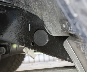 Bil Udvendig vognbund aftapningspropper Ramme Hullet Aftagelig Vandtæt Stik til Jeep Wrangler JL 2018 2019 Gummi Sort Tilbehør