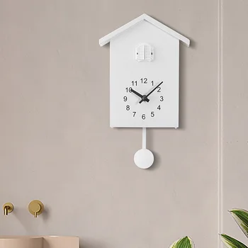 Cuckoo Clock Vægur Bevægelse Chalet Stil Minimalistisk, Moderne Design