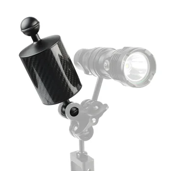 Dual Bolden Flydende Arm Dykning Kamera Skuffe Carbon Fiber Float Opdrift Akvatiske Arm for Gopro /xiaoyi /EKEN for DJI OSMO