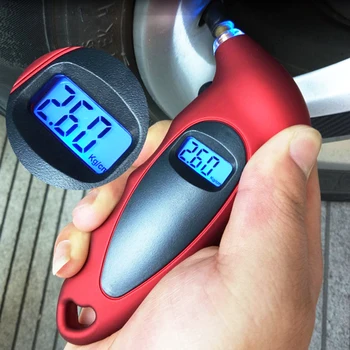 Dækkenes lufttryk Gauge Meter Elektronisk Digital LCD-Bil Tire Manometer, Barometre, der Tester Tool For Auto-Bil og Motorcykel