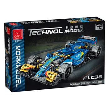Ekspert Skaberen Technic Serien City Super Hastighed Champions racing Formel Bil RSR byggesten Mursten Moc Modulære Model Kits