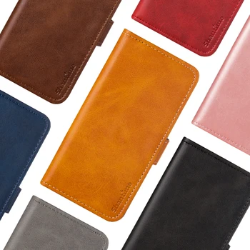 Flip Cover Til Meizu Pro 7 Business Case Luksus Læder Med Magnet-Wallet Case For Meizu Pro 7 Phone Cover