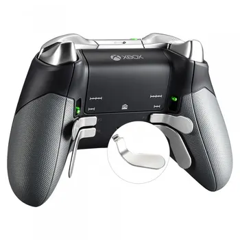 For EN XBOX Elite controller Udskiftning af reservedele 4 pagajer knapper, håndtag(sølv)