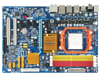 For Gigabyte GA-MA770-S3 Oprindelige Anvendte Desktop Bundkort MA770-S3 770 Socket AM2+ DDR2 til Salg