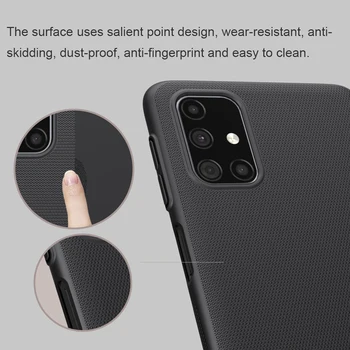 For Samsung Galaxy M31s Tilfælde Nillkin Super Matteret Skjold Hårdt Mat Cover til Galaxy M31s Tilfældet med de Væsentligste Dot Design Lite