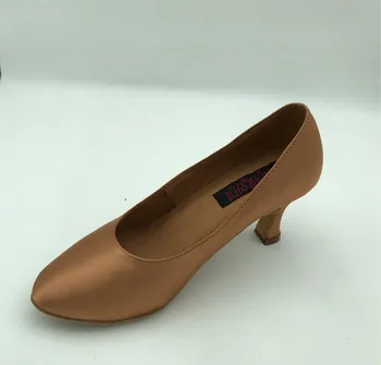 Hot Salg komfortable og fashional dame ballroom dance sko salsa tango sko sko 6601DTN 7,5 cm hæl