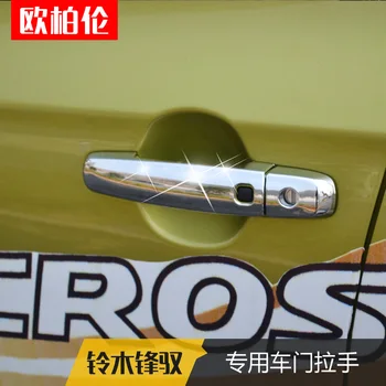 Høj kvalitet ABS Krom dørhåndtag Dække For Suzuki SX4 S-Cross S Cross 2016 2017 2018 Bil-Bil styling-dækker