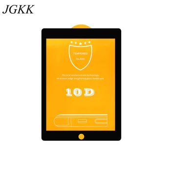 JGKK Fuld Dækning 10D Hærdet Glas til IPad 1 2 3 4 9.7 Tablet Skærm Protektor til Apple IPad 5 6 Air 1 2 HD beskyttelsesfilm