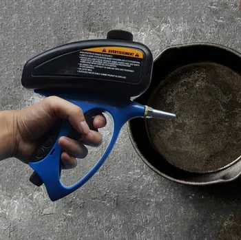 Justerbar Anti-rust Sand Håndholdte Pneumatiske Sandblæsning Maskine Glas Gravsten Sprøjte med Lille Dyse