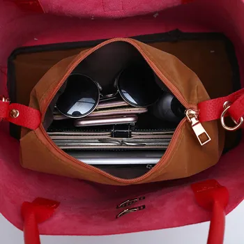 Kvinder Håndtasker Solid Farve Retro Hånd Taske, skuldertaske Design Skulder Messenger Taske Pung Handbagsbolsas femininas de luxo