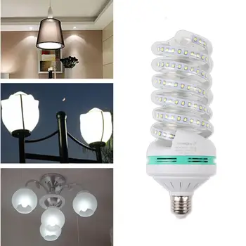 LED-belysningen Spiral Majs Pære 85-265V E27 Varm Lys 20W Energibesparende Lamper