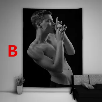 Man Muskel Gobelin Kunst Væggen Hænger Sofa Bord Bed Cover Home Decor Poster
