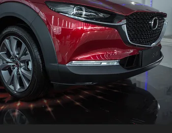 Mazda CX30 CX-30 2020 2021 ABS Chrome Bageste Bil Tåge Lys Dække Trim Mærkat Bageste Kofanger Dekoration Lampe Styling Tilbehør
