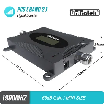 MINI-PC ' er 1900mhz Signal Booster 65 db Gain GSM-UMTS, LTE 1900 Mobiltelefon Forstærker, Trådløse Modtager til Mexico, Chile og Colombia #4