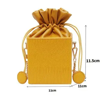 Mode til Kvinder af Høj Kvalitet Skulder Messenger Kæde håndtaske Mode Draw String Bag Crossbody Taske Til Rejse