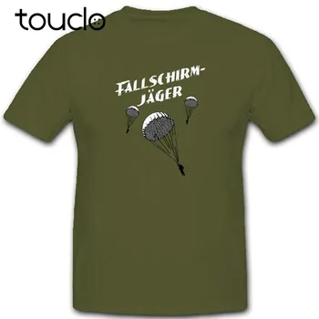 Nye Mænd Sommer t-Shirt Faldskærmssoldat Militære Bundeswehr enhed bruger FschJg crest badge emblem Sjove T-shirt