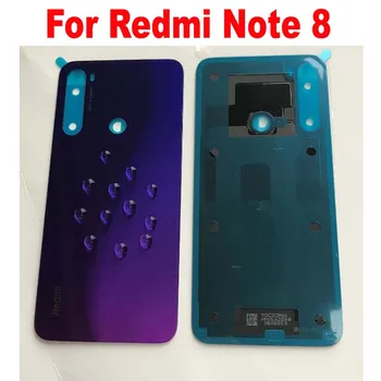 Original Nye Note8 Tilbage Batteridækslet Døren Boliger Bageste Tilfældet For Xiaomi Redmi Note 8 Pro Glas Panel Med Selvklæbende Tape