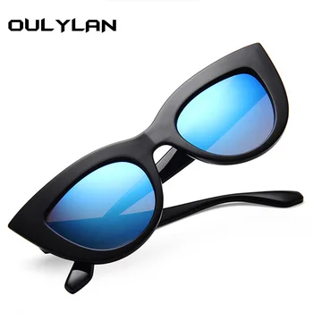 Oulylan Cat Eye Solbriller Kvinder Brand Designer Vintage CatEye Style Retro solbriller Mandlige Nuancer Mode Eyewear UV400
