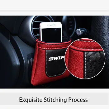 PU Læder Bil luftskrue Stuve Ryddelig Opbevaring For Suzuki Swift