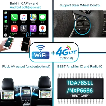 PX6 2 DIN Android 10 bilradioen Til Ford Mondeo Ford S-max Focus C-MAX Galaxy Fiesta transit Fusion Forbinde kuga 2DIN auto lyd GPS