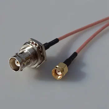 RF-RP-SMA Kvindelige socket Skifte BNC Female Jack adapter RG316 coaxial kabel-lineær Stik