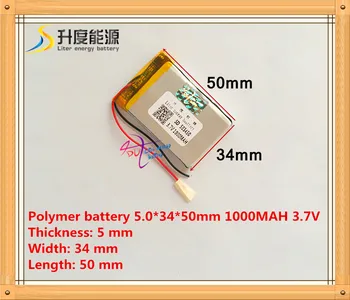 SD503450 3,7 V 1000mah Li-ion Genopladeligt Batteri Li-ion-Batteri 503450