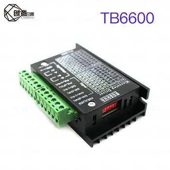 TB6600 5A Stepper Driver Nema 17,23 CNC-Controller Enkelt akser To-Fase-Hybrid stepmotor 0.2-5A