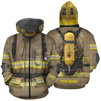 Tessffel Brandmand Brandmænd Helt Træningsdragt 3D Printet Hoodie/Trøje/Jakke/Mænd Kvinder i HIPHOP farverige og afslappede stil-4