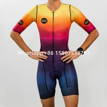 TRES pinas Kvinder kortærmet trøje triathlon skinsuit conjunto ropa ciclismo mujer pro tean cykling MTB svømme trøjer