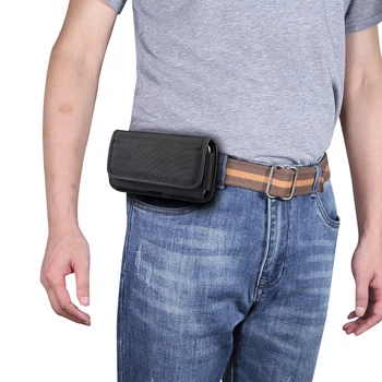Universal 4.7-7.2 tommer Telefon Pose Belt Clip Læder taske Til Samsung iPhone Xiaomi Huawei LG-Sony-Nokia Oxford Klud Talje Taske