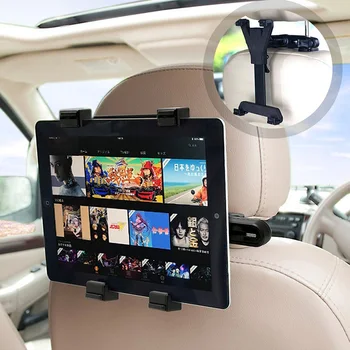 Universal Bil Sæde Tilbage Tablet Stå Hovedstøtte Mount Holder Fastener Klip Krog til Pad Tablet PC Står for 7-11 tommer