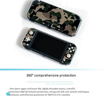 Velegnet til Nintendo Skifte Lite Beskyttende Shell, Full Cover Øverste og Nederste Dæksel, Malet Shell SX-106 Camouflage