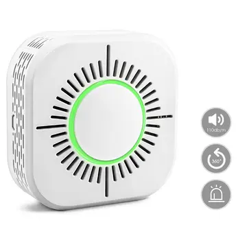 WiFi Trådløse røgalarm 433MHz Bærbare Sikkert Hjem Sikkerhed Alarm Sensor 3 Alarm Metoder Gas Tester Advarsel Alarm Detektor