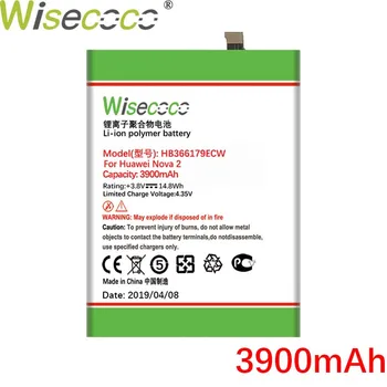 Wisecoco Nyt batteri 2950mAh HB366179ECW Batteri Til Huawei Nova 2 Nova2 PIC-AL00 PIC-TL00 PIC-L29 PIC-LX9 PIC-L09-Telefon