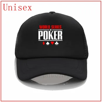 World Series of Poker Logo hvid brugerdefinerede logo hat snapback hatte til mænd sommer hatte til kvinder, mænd cap bling baseball caps golf ha