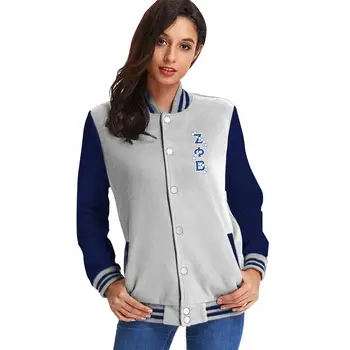 Zeta Phi Beta Baseball Uniform Jakke Sport Frakke for Kvinder