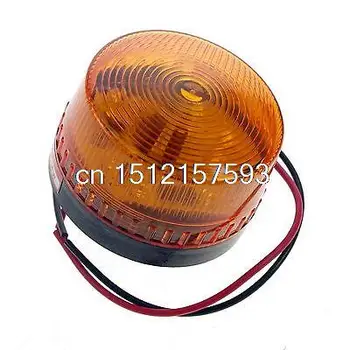 1STK 220VAC Orange LED Beacon Signal Lampe Spiral Fast