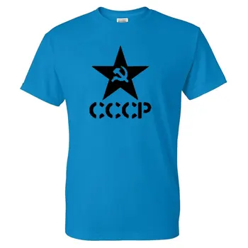 2019 Sommer Tees CCCP T-Shirts USSR Sovjetiske KGB-Mand, T-shirt Korte Ærmer Bomuld Herre T-Shirt med Rund hals Afslappet top