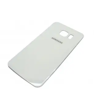 Batteri bagcoveret glas til Samsung Galaxy S6 G920F Hvid
