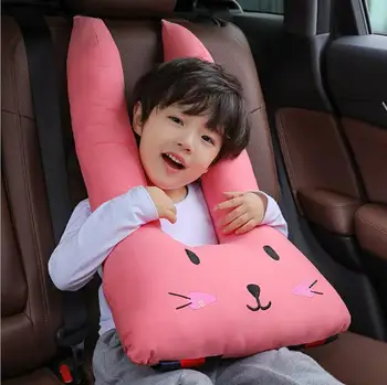 Børns bil hovedstøtte sikkerhedssele shoulder pad tegnefilm søde bil pude sove hals pude bil pude produkter til børn