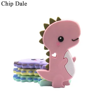 Chip Dale Dyr Dinosaur Baby Silikone-Bideringe BPA-Fri Silikone Tygge Legetøj DIY Halskæde Tilbehør